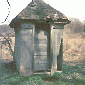 Pyramid Roof Outhouse